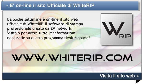 WhiteRIP software di stampa professionale - visita il sito web - www.whiterip.com